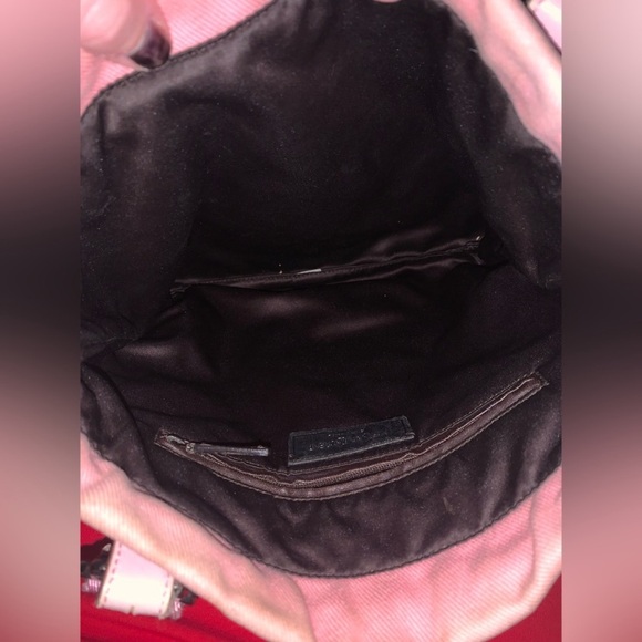 YSL Yves Saint Laurent Kahala  Pink Canvas Tote - Picture 15 of 16